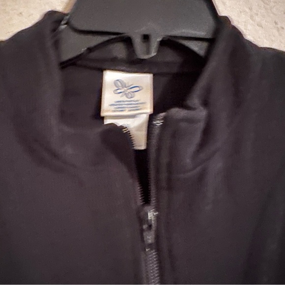 Weekenders blk Jean jacket. Lt slve needs hem. Clothes you live in. Gently worn. - Picture 2 of 3